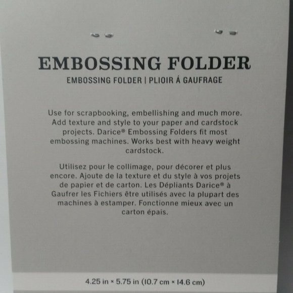 Darice Embossing Folder Citrus Fruit Scrapbook Paper Crafts Card Making - Picture 3 of 6